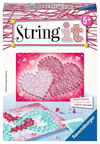 Ravensburger 18033 String it Mini Heart - Kreative Fadenbilder mit liebevollen Herzen, für Kinder ab 5 Jahren Ravensburger 18033 String it Mini Heart - Kreative Fadenbilder mit liebevollen Herzen, für Kinder ab 5 Jahren von Ravensburger