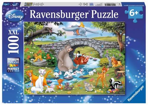 Ravensburger 10947 Puzzle Die Familie der Animal Friends 100 Teile 10947