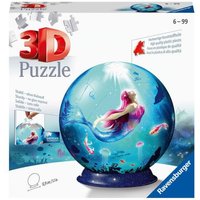 3D Puzzle Ravensburger Puzzle-Ball Bezaubernde Meerjungfrauen 72 Teile von Ravensburger Verlag GmbH