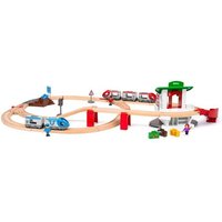 BRIO World 36177 Großes BRIO Bahn Reisezug Set - Eisenbahn mit Bahnhof, Schienen und Figuren - Kleinkinderspielzeug empfohlen ab 3 Jahren BRIO World 36177 Großes BRIO Bahn Reisezug Set - Eisenbahn mit Bahnhof, Schienen und Figuren - Kleinkinderspielzeug empfohlen ab 3 Jahren von Ravensburger Verlag GmbH