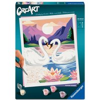 CreArt, Malen nach Zahlen Adults Trend - Eleganz der Schwäne von Ravensburger Verlag GmbH