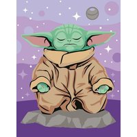 CreArt, Malen nach Zahlen Adults Trend - Star Wars Meditierender Grogu von Ravensburger Verlag GmbH