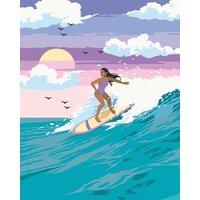 CreArt, Malen nach Zahlen Adults Trend - Wellenritt von Ravensburger Verlag GmbH