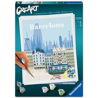 CreArt, Malen nach Zahlen Citys - Farbenfrohes Barcelona von Ravensburger Verlag GmbH