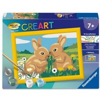 CreArt, Malen nach Zahlen Kinder - Hasenfreunde von Ravensburger Verlag GmbH