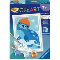 CreArt, Malen nach Zahlen Kinder - Kleine Robbe CreArt, Malen nach Zahlen Kinder - Kleine Robbe von Ravensburger Verlag GmbH