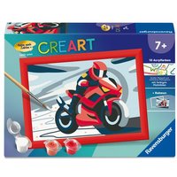 CreArt, Malen nach Zahlen Kinder - Motorradfahrer von Ravensburger Verlag GmbH