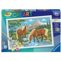 CreArt, Malen nach Zahlen Kinder - Pferde im Wasser von Ravensburger Verlag GmbH