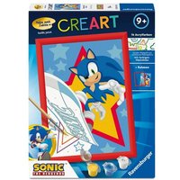 CreArt, Malen nach Zahlen Kinder Sonic the Hedgehog - Rasender Sonic CreArt, Malen nach Zahlen Kinder Sonic the Hedgehog - Rasender Sonic von Ravensburger Verlag GmbH