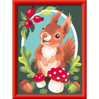 CreArt, Malen nach Zahlen mit Gips gießen - Liebes Eichhörnchen von Ravensburger Verlag GmbH