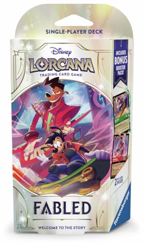 Disney Lorcana TCG: Fabled - Single-Player Deck Emerald and Ruby (Englisch) von Ravensburger Verlag GmbH