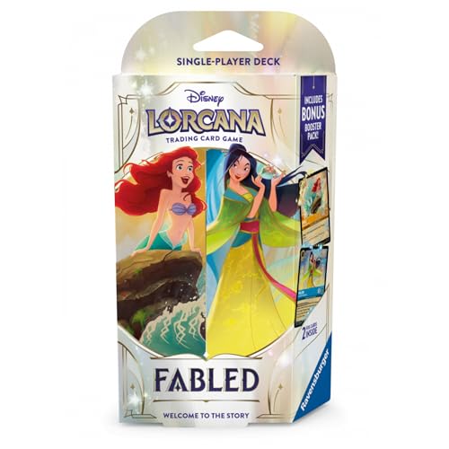 Disney Lorcana TCG: Fabled - Single-Player Deck Emerald and Ruby (Englisch) von Ravensburger Verlag GmbH