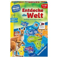 Ravensburger 24990 - Entdecke die Welt - Spielen und Lernen für Kinder, Lernspiel für Kinder von 5-10 Jahren, Spielend Neues Lernen für 2-4 Spieler von Ravensburger Verlag GmbH