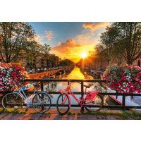 Feel Well & Puzzle 200 Teile - Fahrräder in Amsterdam von Ravensburger Verlag GmbH