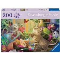 Feel Well & Puzzle 200 Teile - Verspielte Kätzchen von Ravensburger Verlag GmbH