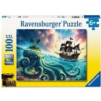 Kinderpuzzle 100 XXL Teile - Der Schatz des Kraken von Ravensburger Verlag GmbH