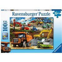 Kinderpuzzle 100 XXL Teile - Fahrzeuge auf der Baustelle von Ravensburger Verlag GmbH