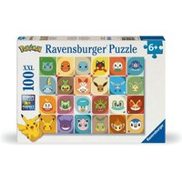 Kinderpuzzle 100 XXL Teile - Pokémon Gesichter Kinderpuzzle 100 XXL Teile - Pokémon Gesichter von Ravensburger Verlag GmbH