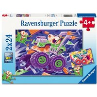 Kinderpuzzle 2x24 Teile - Monster Trucks von Ravensburger Verlag GmbH