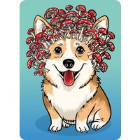 Minipuzzle 100 Teile - Corgi-Pilz von Ravensburger Verlag GmbH