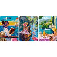 Minipuzzle-Trio 100 Teile - Mit Hund auf Reisen von Ravensburger Verlag GmbH