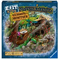 Ravensburger 18957 - EXIT Adventskalender Kids, Dschungel-Abenteuer, 24 Rätsel für EXIT-Begeisterte ab 6 Jahren von Ravensburger Verlag GmbH