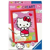 Ravensburger CreArt - Malen nach Zahlen 12023107 - Fröhliche Hello Kitty - Kinder ab 7 Jahren Ravensburger CreArt - Malen nach Zahlen 12023107 - Fröhliche Hello Kitty - Kinder ab 7 Jahren von Ravensburger Verlag GmbH
