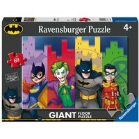 Ravensburger Kinderpuzzle 03070 - Batgirl, Joker, Batman, Robin - Bodenpuzzle mit 60 großen Puzzleteilen, für kleine Batman-Fans ab 4 Jahren von Ravensburger Verlag GmbH