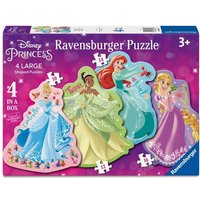 Ravensburger Kinderpuzzle 03082 - Liebe das Leben! - 4 konturgeformte Puzzles mit 10, 12, 14 und 16 großen, stabilen Puzzleteilen, für kleine Disney-Fans ab 3 Jahren von Ravensburger Verlag GmbH