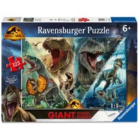 Ravensburger Kinderpuzzle 05690 - Urzeitliche Raubtiere – großes Bodenpuzzle mit 125 Puzzleteilen, für Puzzle-Freunde und Jurassic World-Fans ab 6 Jahren von Ravensburger Verlag GmbH