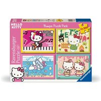 Ravensburger Kinderpuzzle 12004159 - Los geht s, Hello Kitty! – 4x 100 Teile Puzzle in einer Box, für Puzzle-Freunde und Hello Kitty-Fans ab 5 Jahren von Ravensburger Verlag GmbH