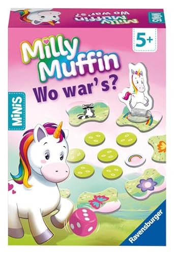 Ravensburger Minis Spiel 24570 - Milly Muffin, Wo War's? Merkspiel für Kinder ab 5 Jahren von Ravensburger Verlag GmbH