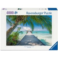 Ravensburger Puzzle 12001737 - Traumstrand auf den Malediven - 4000 Teile Foto-Puzzle für reiselustige Puzzle-Fans ab 14 Jahren von Ravensburger Verlag GmbH
