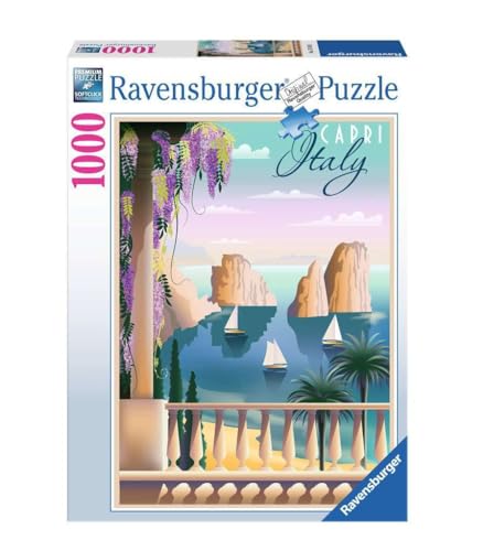 Ravensburger 17615 17615-Viele Grüße aus Capri-1000 Teile Puzzle für Erwachsene ab 14 Jahren von Ravensburger