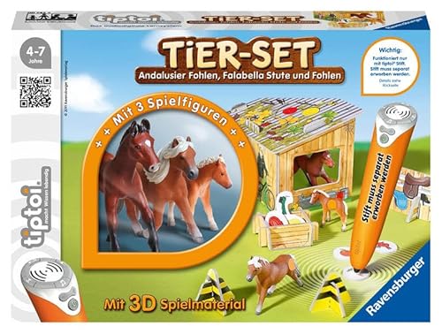 tiptoi® Tier-Set Falabella: Interaktive Spielwelt für die tiptoi® Falabellas und das Andalusier Fohlen von Ravensburger Verlag GmbH