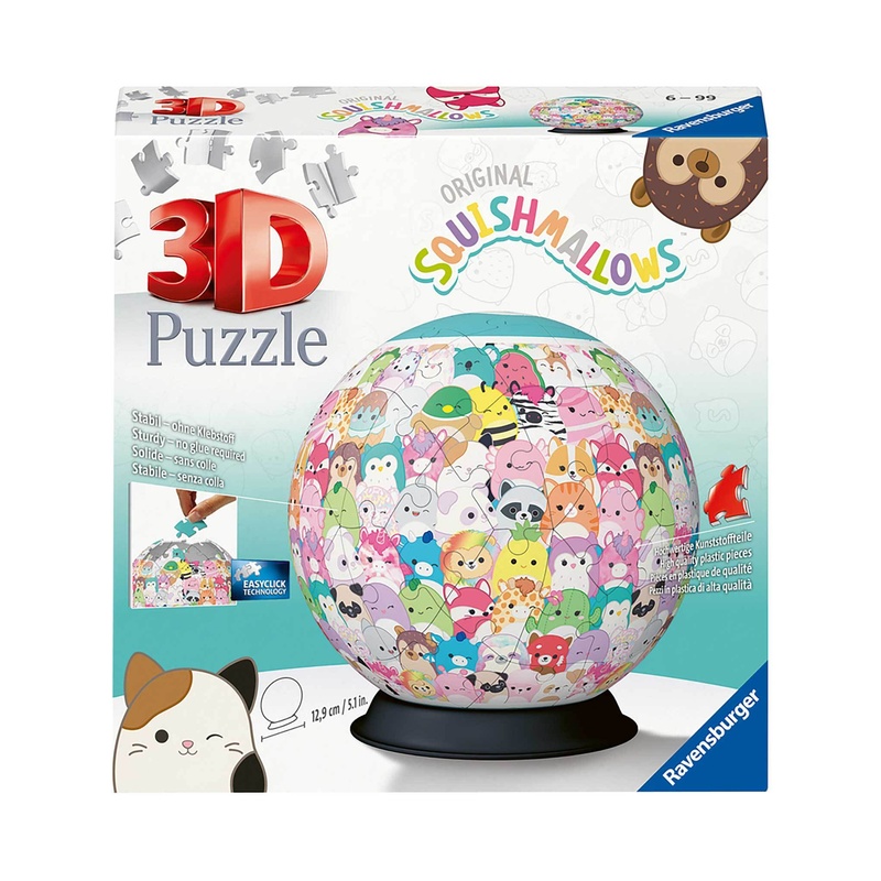 3D-Puzzle-Ball SQUISHMALLOWS (72 Teile) von Ravensburger Verlag