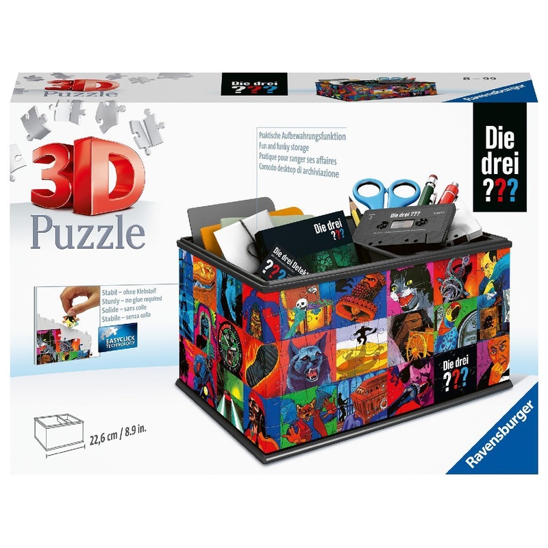 3D-Puzzle DIE DREI ??? - AUFBEWAHRUNGSBOX (216 Teile) von Ravensburger Verlag