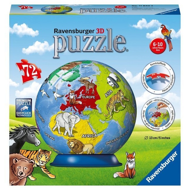 3D-Puzzle KINDERERDE 73-teilig von Ravensburger Verlag