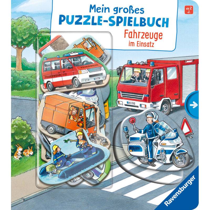 Mein großes Puzzle-Spielbuch / Mein großes Puzzle-Spielbuch: Fahrzeuge im Einsatz von Ravensburger Verlag