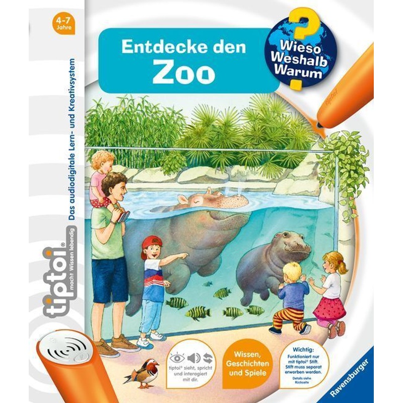 Entdecke den Zoo / Wieso? Weshalb? Warum? tiptoi® Bd.20 von Ravensburger Verlag