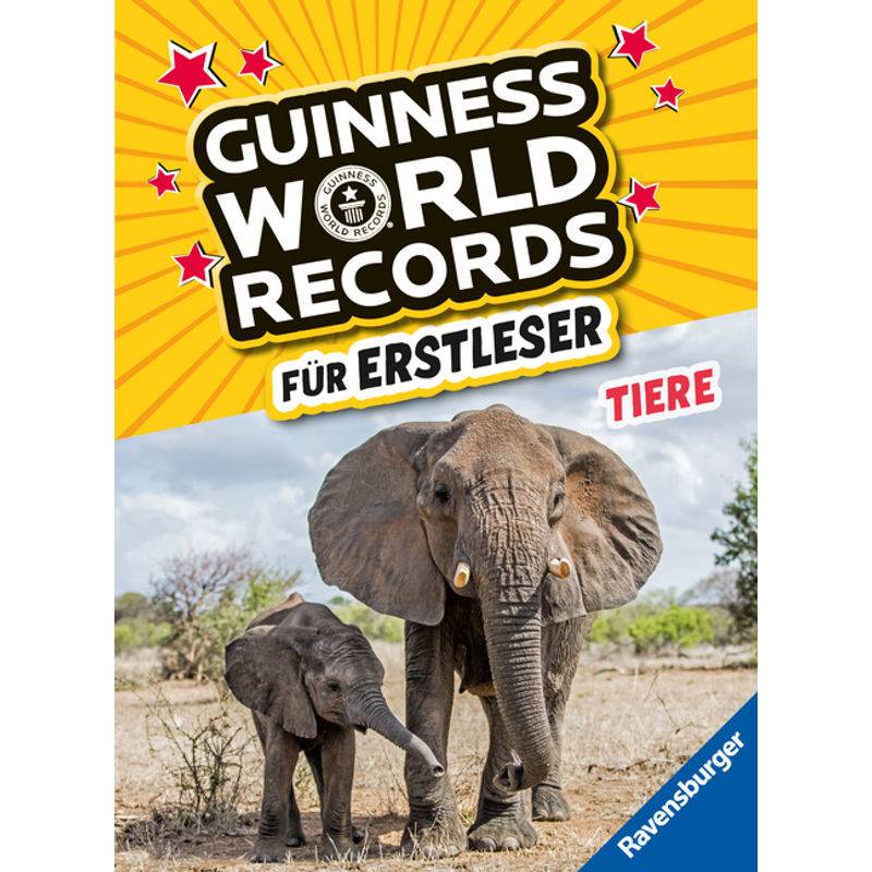 Guinness World Records für Erstleser - Tiere (Rekordebuch zum Lesenlernen) von Ravensburger Verlag
