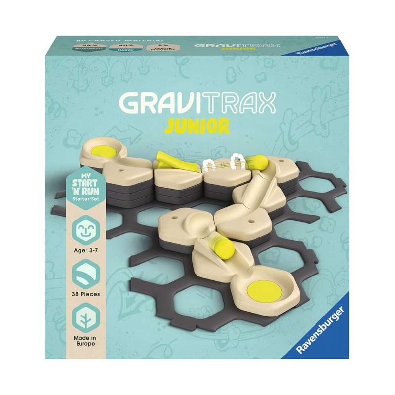 Konstruktionsspielzeug GRAVITRAX - JUNIOR START AND RUN 38-teilig von Ravensburger Verlag