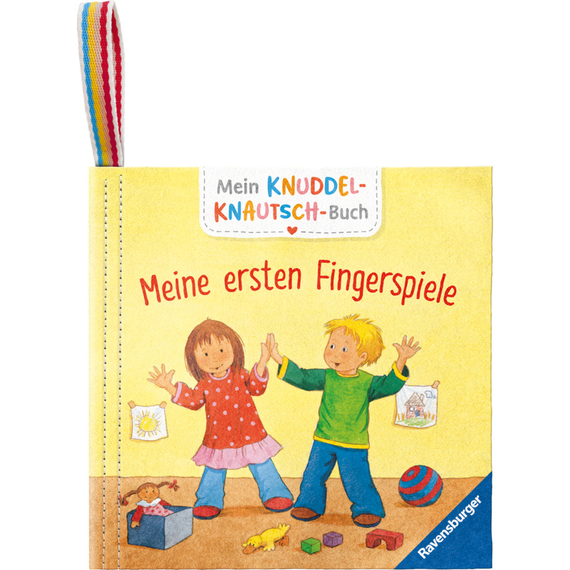 Mein Knuddel-Knautsch-Buch: Meine ersten Fingerspiele; weiches Stoffbuch, waschbares Badebuch, Babyspielzeug ab 6 Monate von Ravensburger Verlag