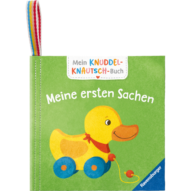 Mein Knuddel-Knautsch-Buch: Meine ersten Sachen; weiches Stoffbuch, waschbares Badebuch, Babyspielzeug ab 6 Monate von Ravensburger Verlag
