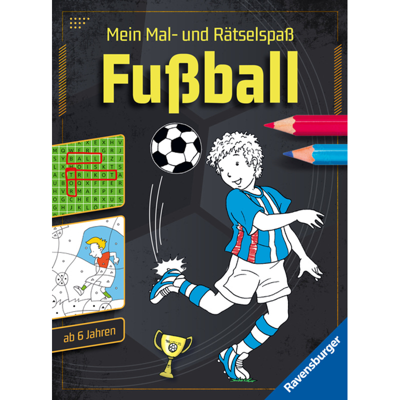 Mein Mal- und Rätselspaß: Fußball von Ravensburger Verlag