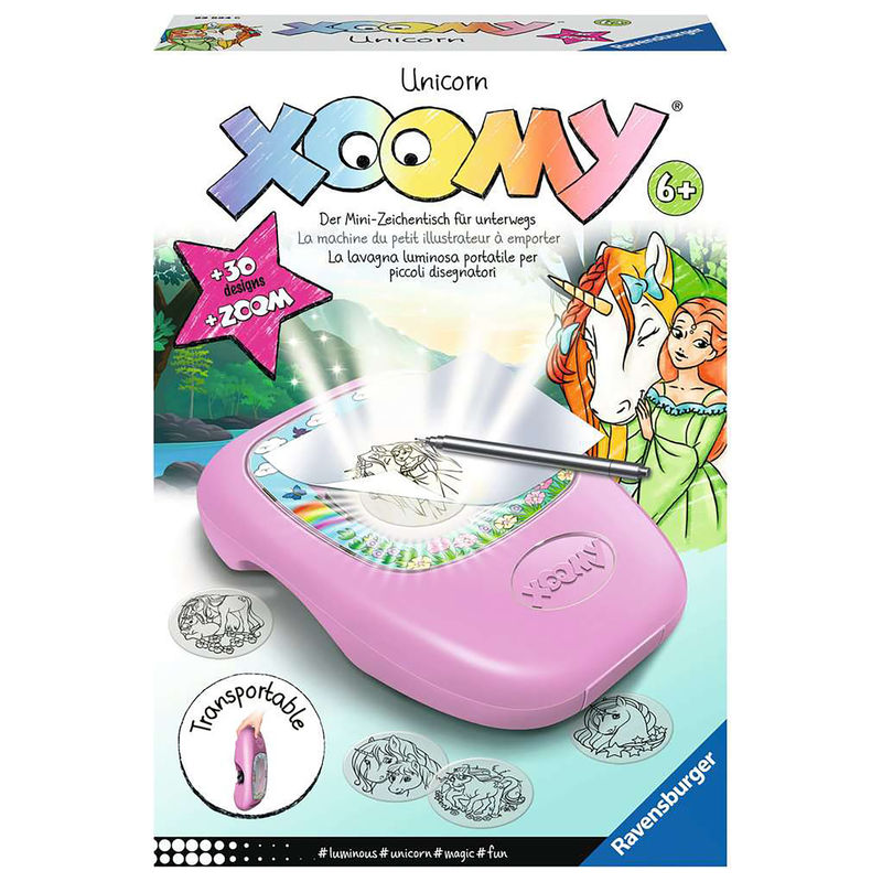 Mini-Zeichentisch XOOMY® MIDI UNICORN in pink von Ravensburger Verlag