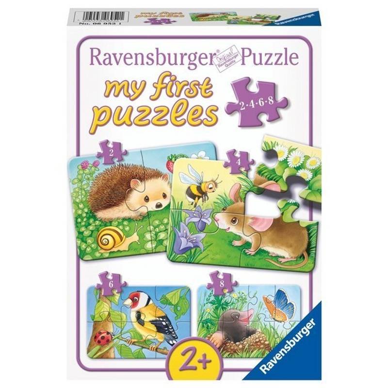 My first puzzles – Süße Gartenbewohner 2/4/6/8-teilig von Ravensburger Verlag