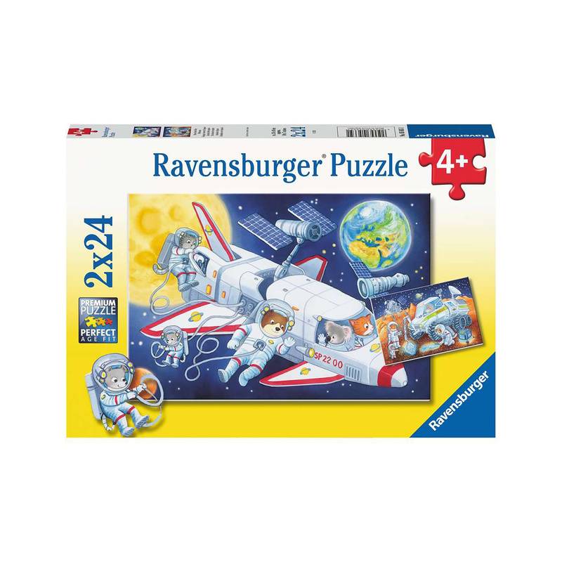 Puzzle REISE DURCH DEN WELTRAUM 2x24-teilig von Ravensburger Verlag
