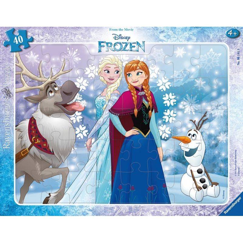 Rahmenpuzzle Disney Frozen - Anna und Elsa 40-teilig von Ravensburger Verlag Puzzle