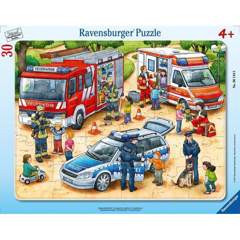 Rahmenpuzzle SPANNENDE BERUFE 30-teilig von Ravensburger Verlag